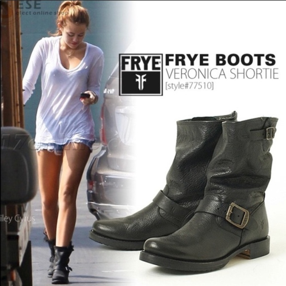 Size 9 Frye Veronica Short Slouchy Boots